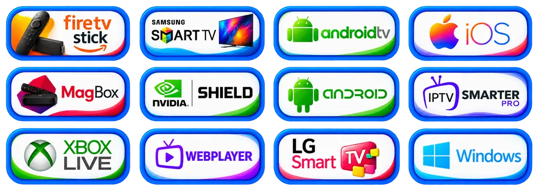TeveUK works with Fire TV Stick, Samsung Smart TV, Android TV, iOS, MagBox, Nvidia Shield, Android, IPTV Smarter Pro, Xbox Live, Webplayer, LG Smart TV and Windows