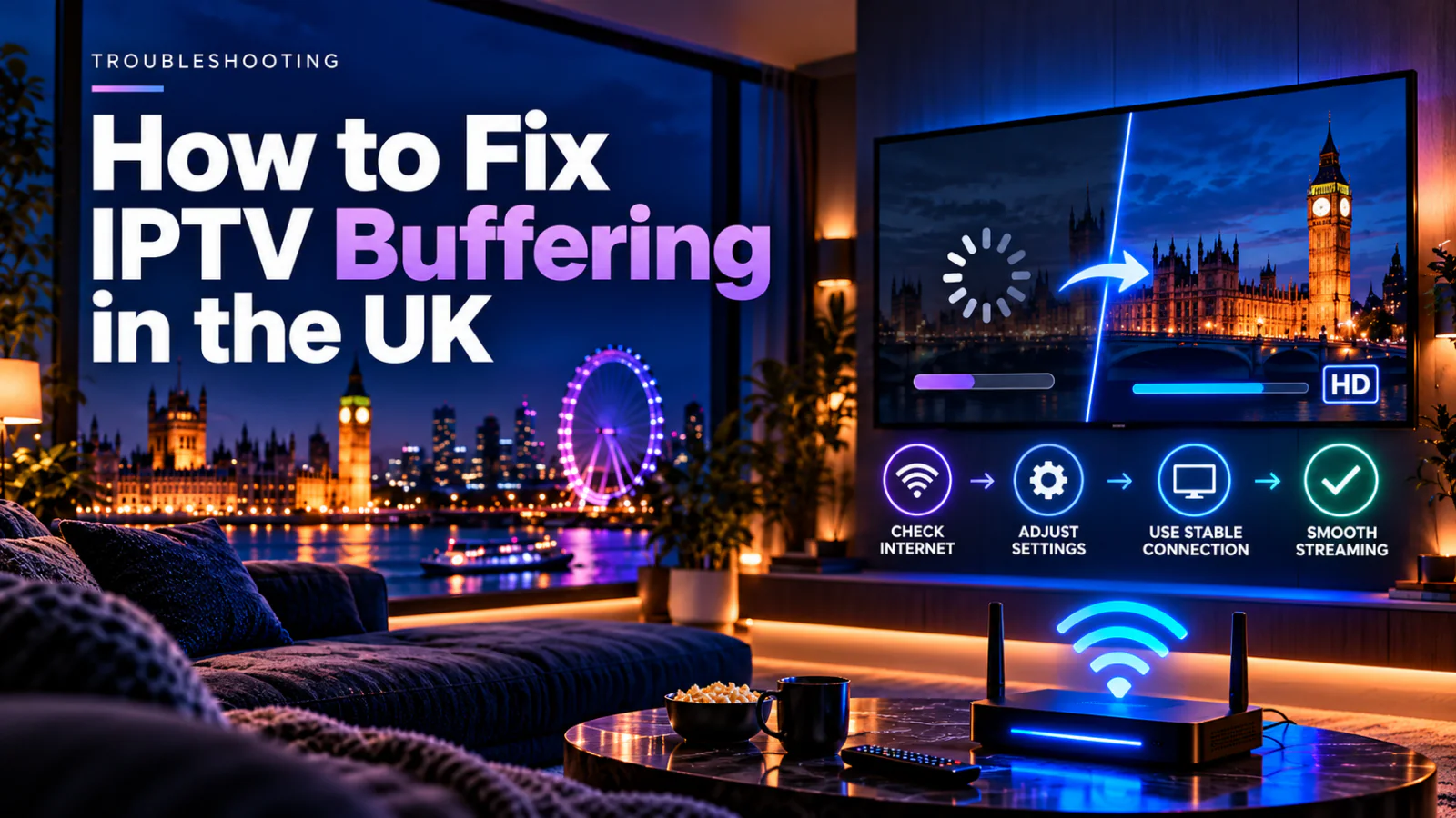 How to fix IPTV buffering in the UK